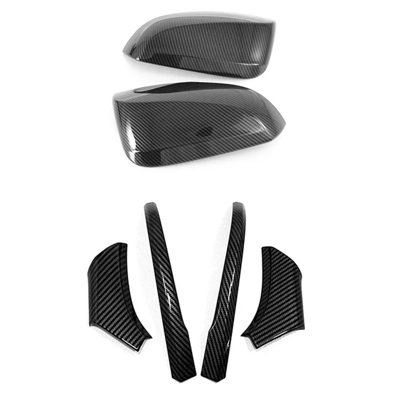 

Премиум зеркало заднего вида, боковая молдинговая накладка для Toyota RAV4 2019-2023, внешние аксессуары, стиль из углеродного волокна