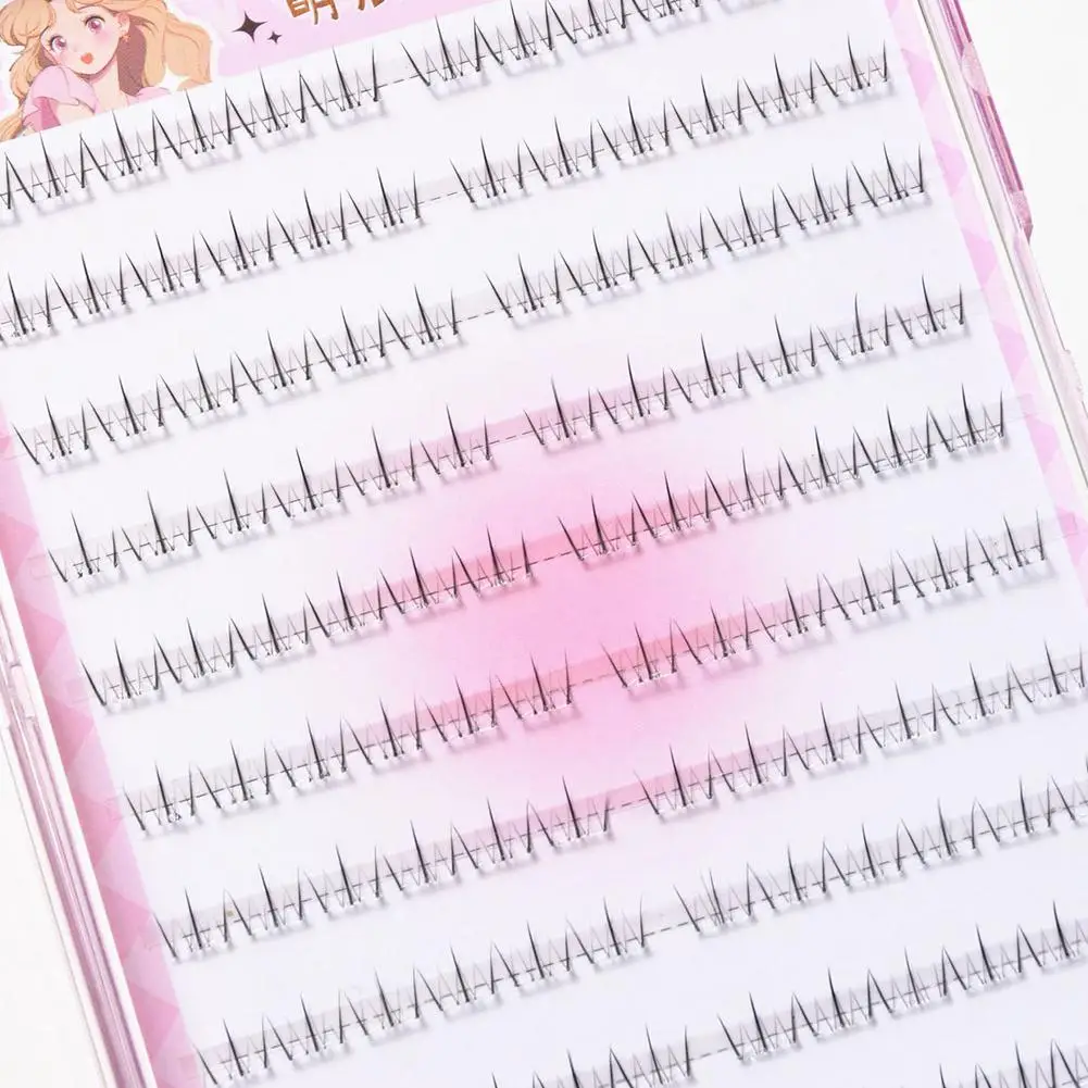 ذاتية اللصق الرموش الصناعية السفلية 5 مللي متر C-Curl أسفل الرموش تمديد مجموعات الكورية نظرة طبيعية أدوات ماكياج #2