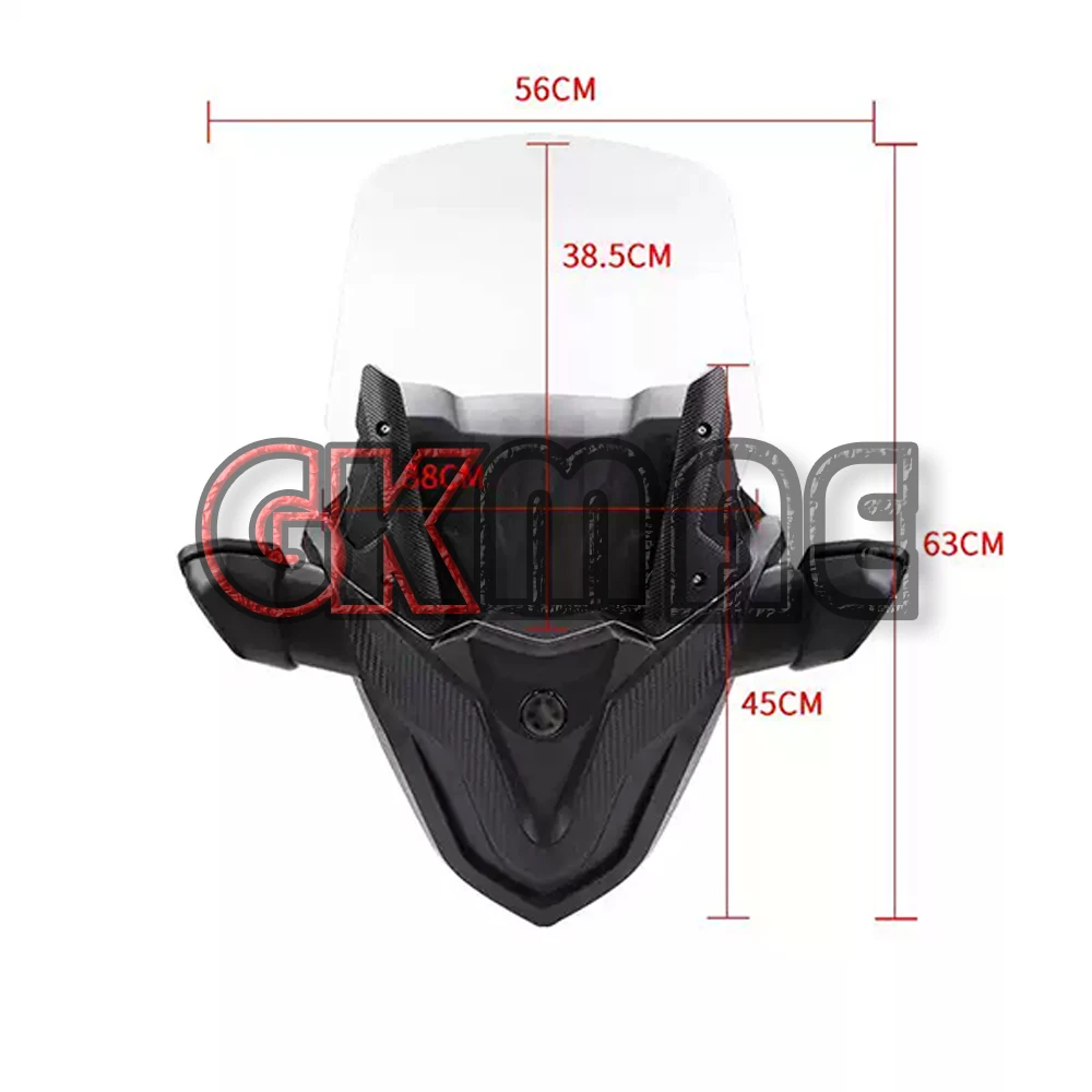 For Yamaha NMAX 155 NMAX155 2020-2024 Motorcycle Modification Raised Windshield Forward-Shifted Rearview Mirror Bracket