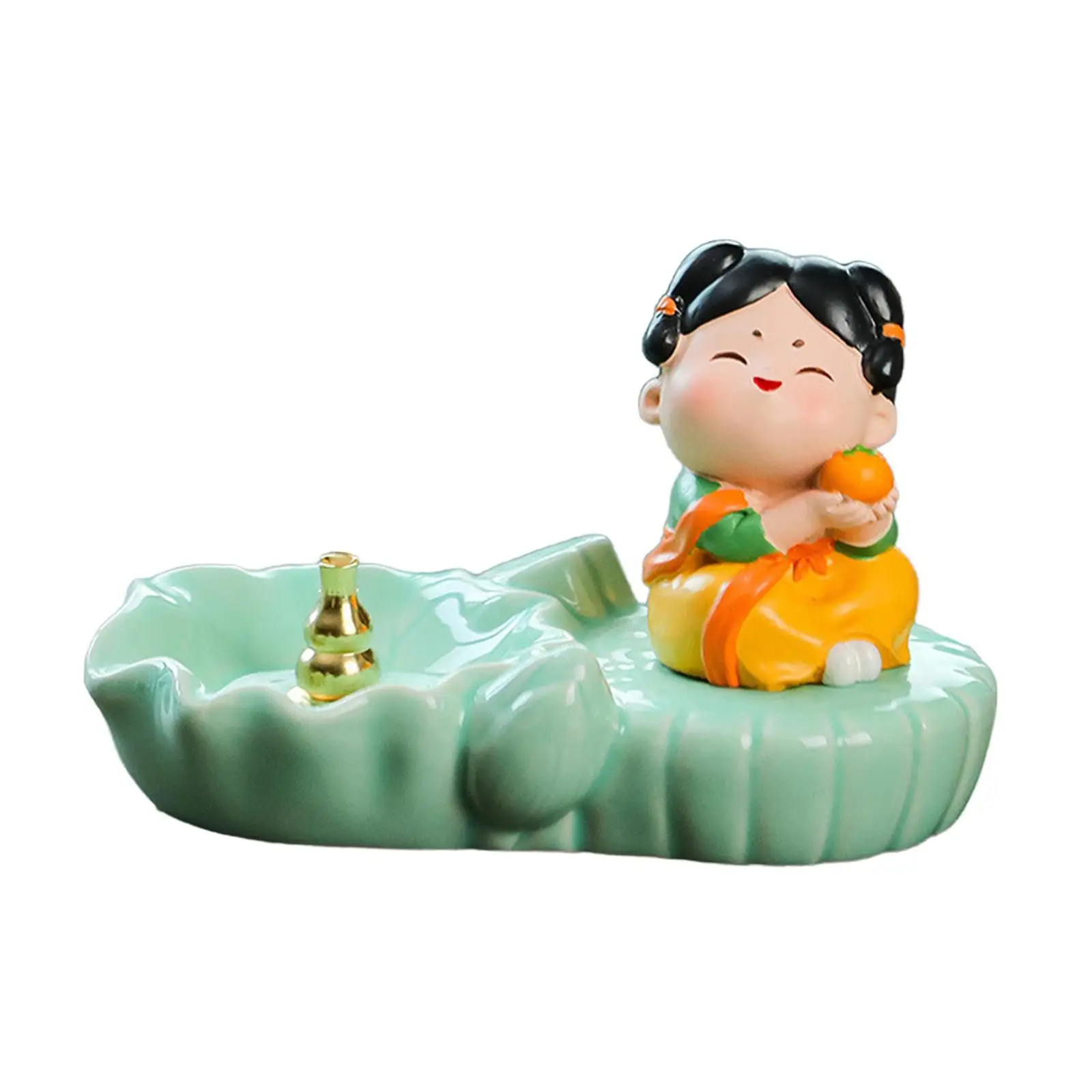 Incense Holder for Sticks Coil Incense Burner Desk Housewarming Gift Chinese