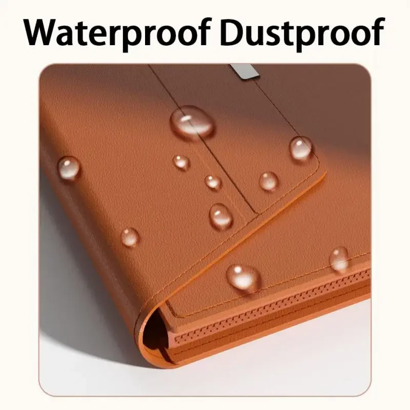 Laptop Protective Cover Sleeve Pouch Waterproof for Macbook Air 13 Case 11 13.3 15.4 Letters Envelope Leather Laptop Sleeve