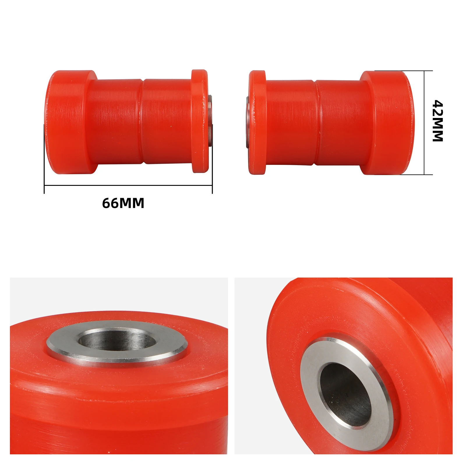 BEVINSEE Polyurethane Rear Upper Inner Control Arm Bushing For BMW E36 E46 Z4 E85 X3 E83 Replace 33321092247 3 32 1 137 571