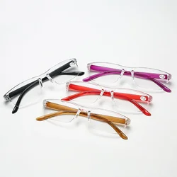 Retro Square Reading Glasses Presbyopic Eyewear Portable Ultralight Presbyopia Eyeglasses Unisex Eyes Glasses with +1.0 To +4.0