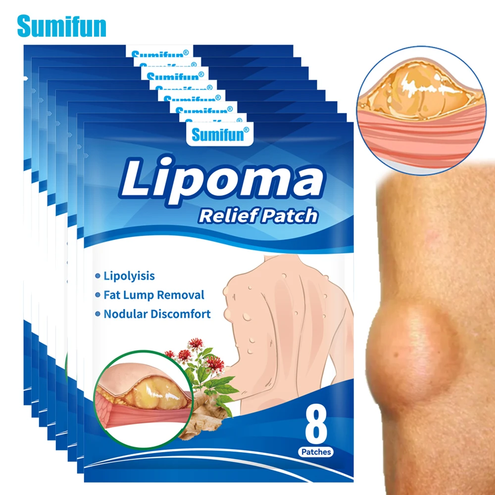 8-240pcs Lipoma Removal Patch Reduce Inflammation Subcutaneous Fat Lump Nodular Care Sticker Skin Tumor Swelling Relief Plaster