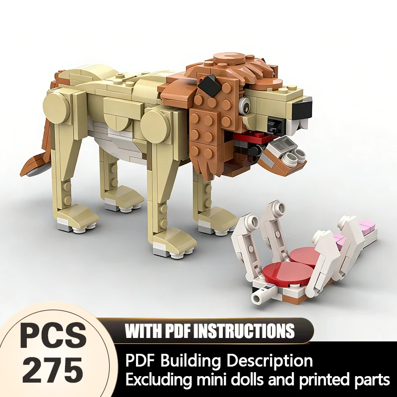 

Creators Animal Series Model MOC Building Bricks Grassland Animal Modular Technology Gifts Holiday Assemble Children Toys Suit