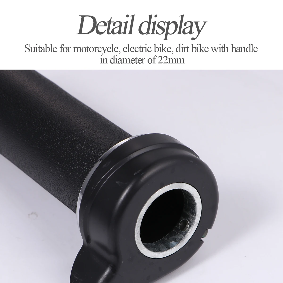 

22Mm Electric Bike Handlebar Replacement Sturdy Dirt Bike Handle Wear Resistant Motorcycle Hand Grips Lightweight Easy Install