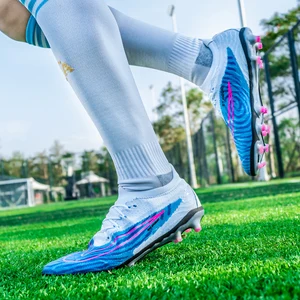 أحذية كرة القدم المهنية للرجال أحذية كرة القدم أحذية منخفضة الكاحل أحذية رياضية خفيفة الوزن مرابط التدريب في الهواء الطلق جديد أفضل 10 مرابط كرة قدم وحيد مبيعا - رقم 4