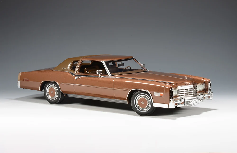 Carimbo 1:18 Eldorado Biarritz Ruidoso Sela Metálica 1978 Simulação Edição Limitada Resina Metal Estático Modelo de Carro Brinquedo Presente