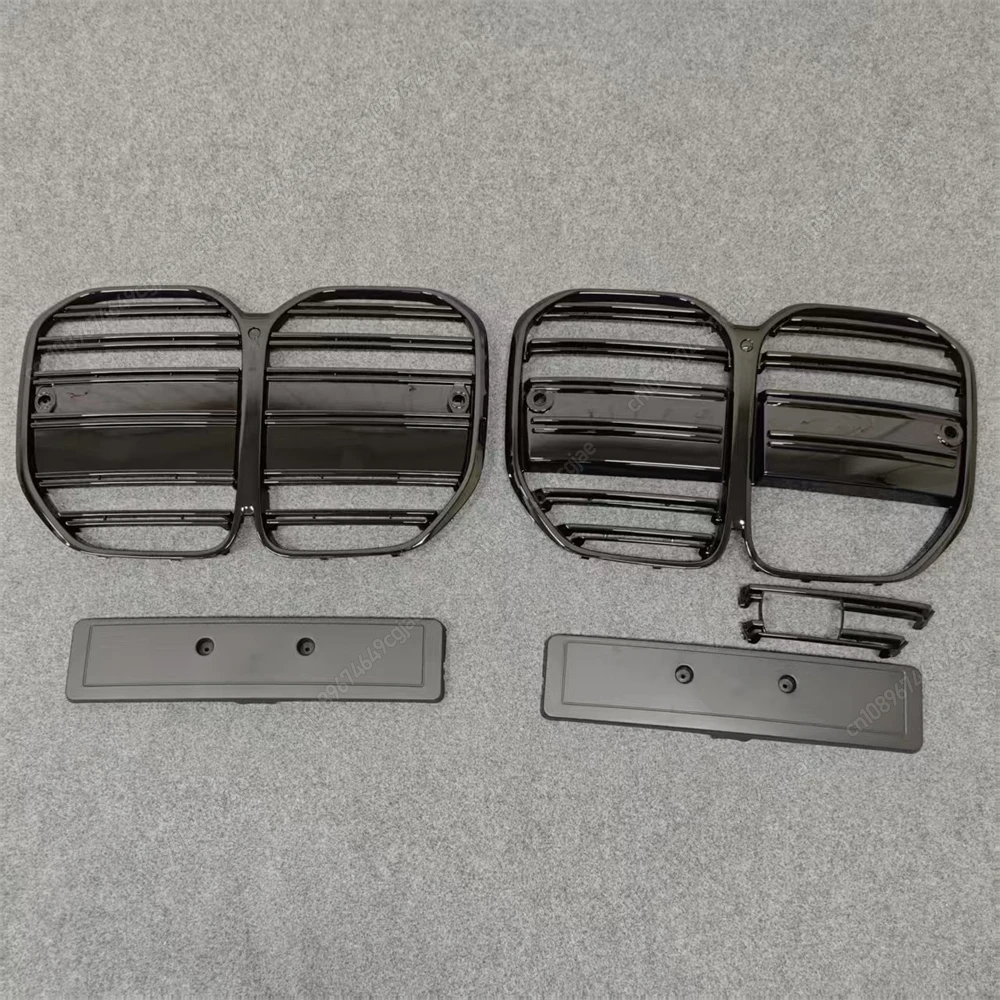 المصد الأمامي شواء شبكة الكلى السوداء اكسسوارات السيارات ACC لسيارات BMW 4 Series G22 G23 M-Sport 420i 430i 435i M440i 420d 2020-2025