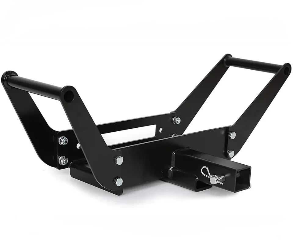 Winch Mounting Plate Bracket Foldable Cradle Universal Recovery Mount Bracket Kit for Winch