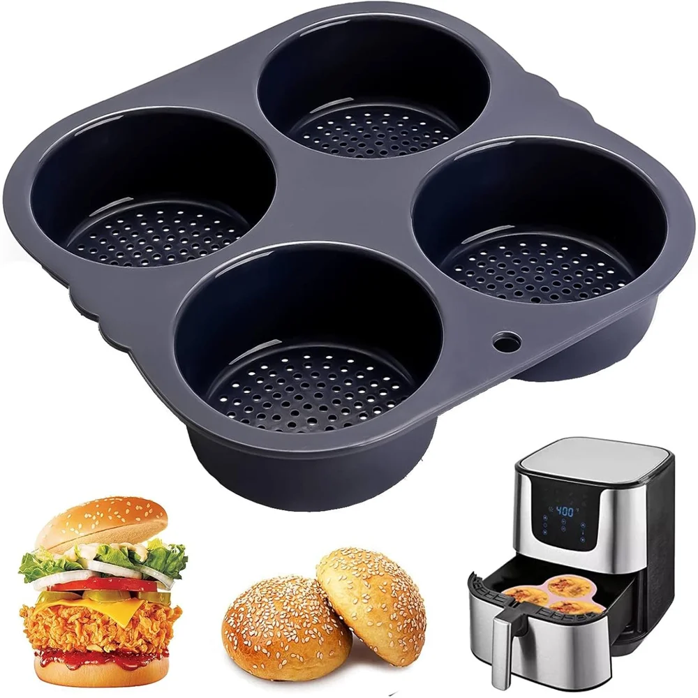 Silicone Bread Mold, for Making Mini Cakes and Bread, Especially Suitable for Baking, Ideal Baking Mold, Round Design, Baking Tr