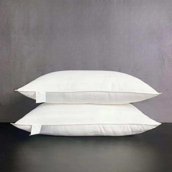 

1Pcs Peter Khanun 5 Star Hotel Bed Pillows for Sleeping Microfiber Pillow Neck Spine Protection Slow Rebound 100% Cotton Cover