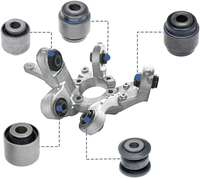 

523-318 5 шт. комплект втулок поворотного кулака задней подвески, левая и правая сторона, совместимый с 2011-2018 для Ford Explorer