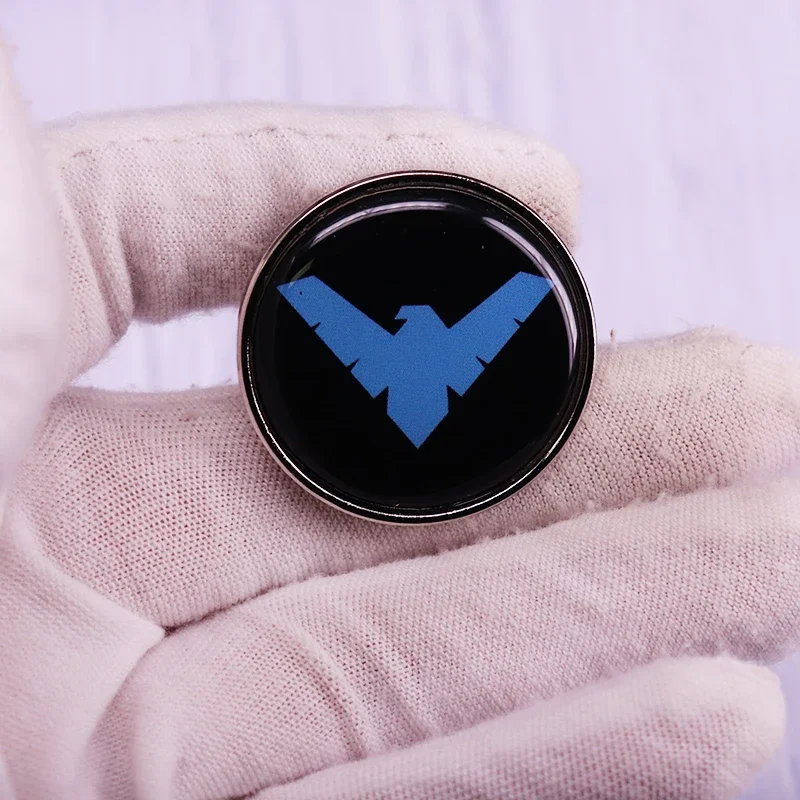 Nightwing Logo Pin Badge DC-Comics-Superhero Brooch