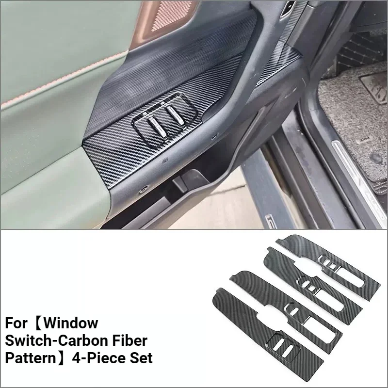 For Gear Shift Cup Frame, Steering Wheel Bright Trim, Air Outlet Trim Strip Fit For Chery iCAR 03 & JAECOO J6 Accessories