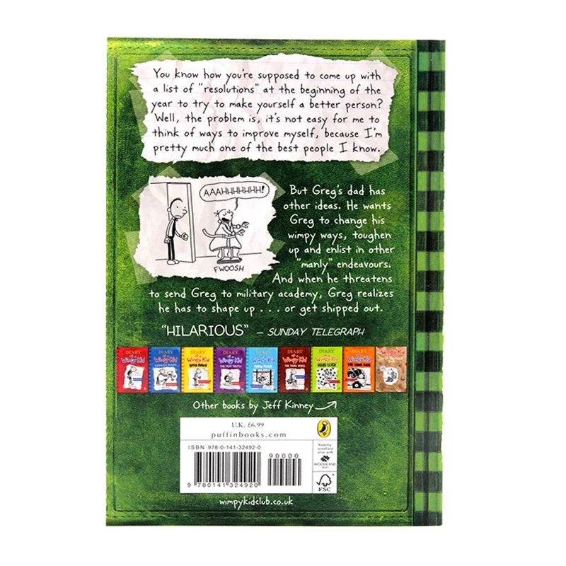 Diary of a Wimpy Kid 3 The Last Straw, Children's aged 8 9 10 11 12 English books, Humor Comics & Graphic Novels 9780141377094