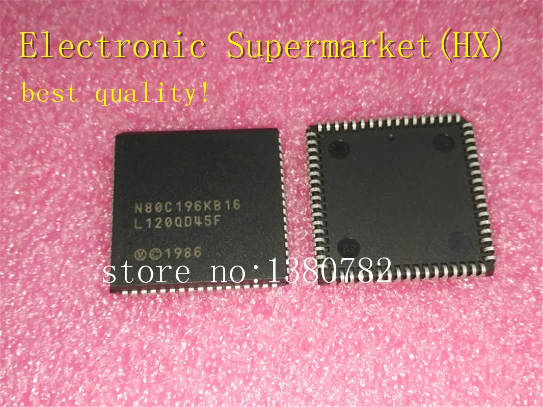 Free Shipping 10pcs/lots N80C196KB16 N80C196 PLCC-68 IC In stcok!