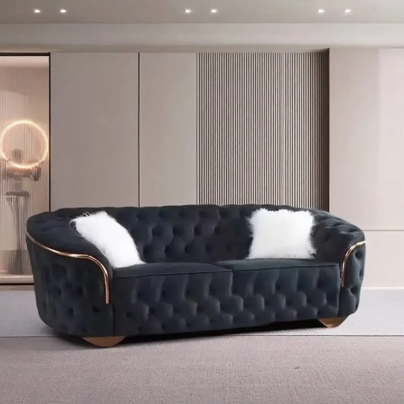 European light luxury nightclub style high-end sofa American living room