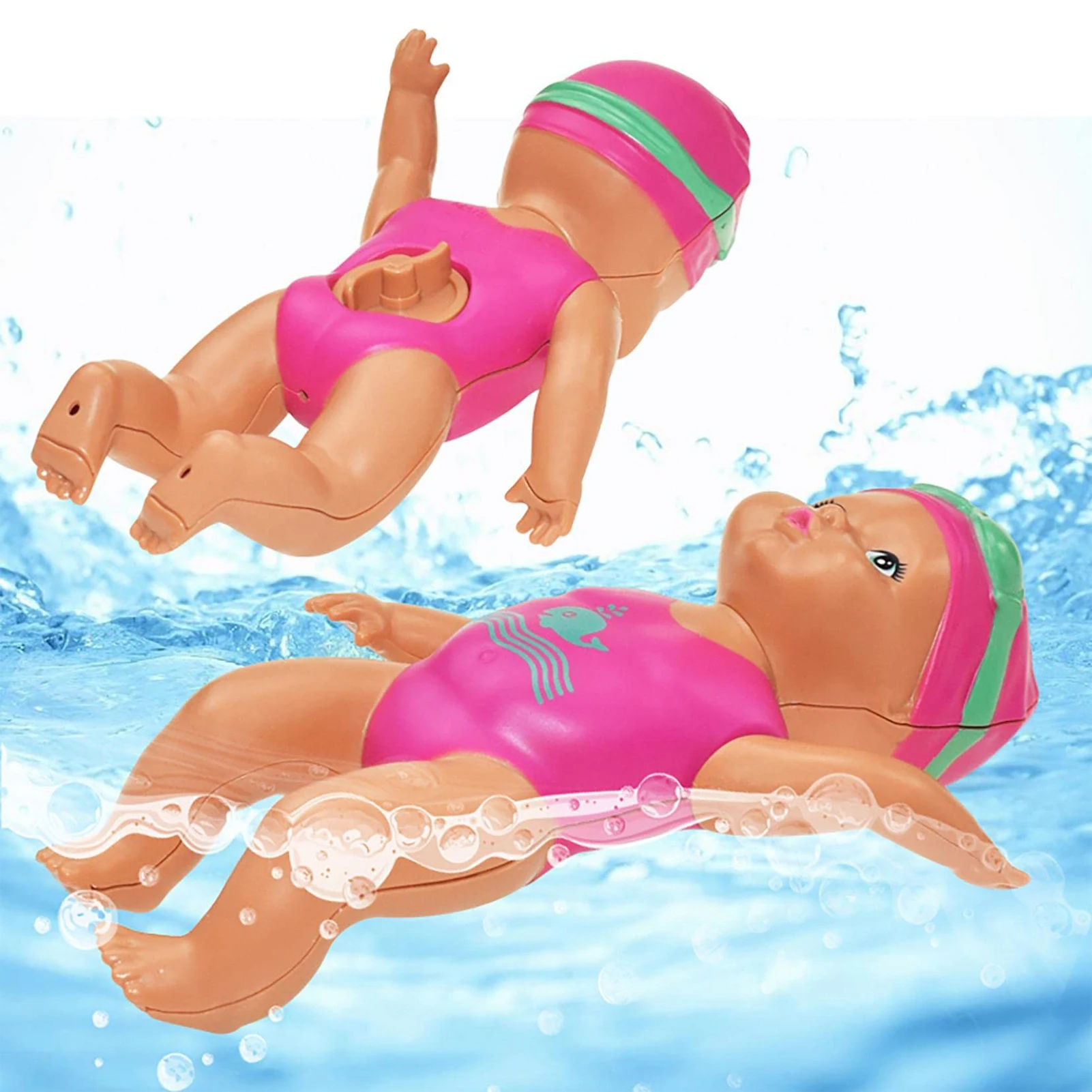 Floating Swimming Doll Movable Multi-joints Swimming Dolls for Kids Water Sport Beach Party Supplies