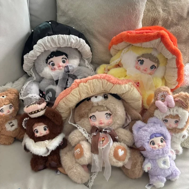 

Hi Toy Nommi 400% 2nd Generation Mushroom Hat Series Blind Box Collectible Doll For Room Decor And Birthday Gift For Girls