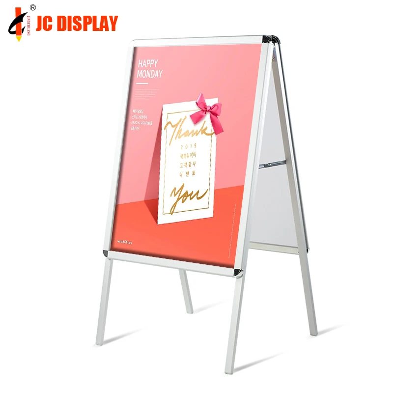 

Customized. Outdoor Pavement Sandwich Board Sign Aluminum A Frame