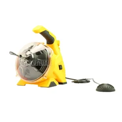 AT50 Electric Pipe Dredging Machine Toilet Kitchen Sewer Pipe Unblocking Tools with 9m 7.5mm Flexible Shaft Spring 220V100W