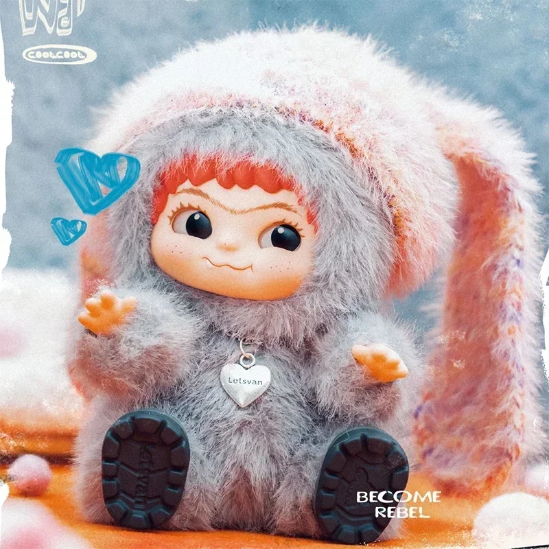 

Wakuku FUZZY TRENDY FUN PARTY Series Blind Box Guess Bag Mystery Box Toys Doll Cute Anime Figure Desktop Ornaments Gift