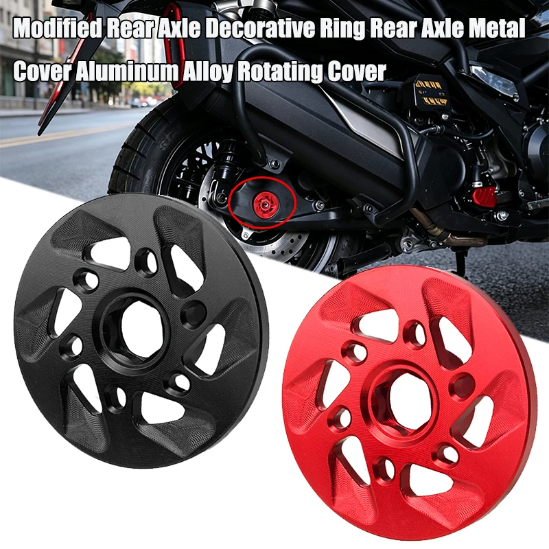 For Honda Adv350 Forza350/250 Nss350 Modified Rear Axle Decorative Ring Rear Axle Metal Cover Aluminum Alloy Rotating Cover