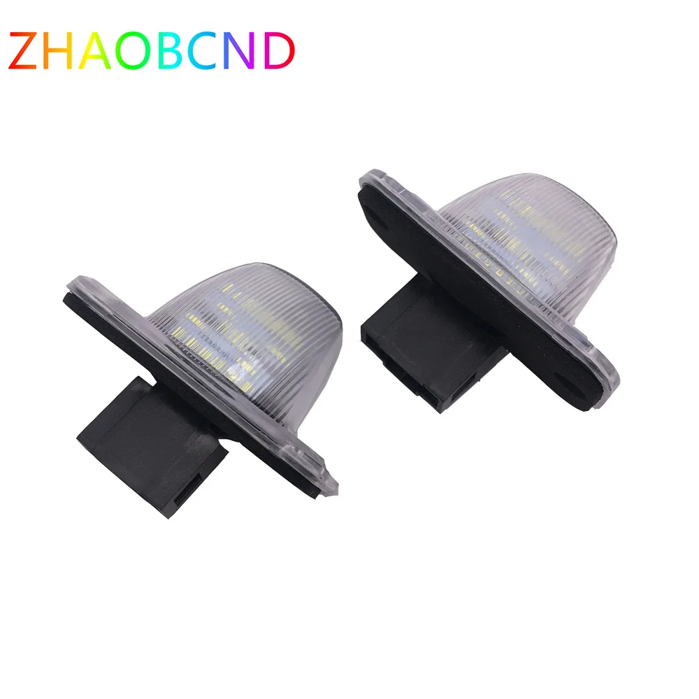 

2 шт. белый 12 В светодиодный светильник номерного знака, лампа номерного знака для VW Passat B5 B6 для VW Transporter T4 Passat 1990-2003