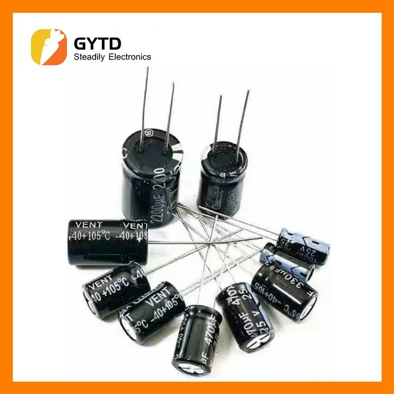 

20-1000pcs 10V 16V 25V 35V 50V DIP Electrolytic Capacitor 1UF 4.7UF 10UF 22UF 33UF 47UF 100UF 330UF 470UF 1000UF 1500UF 6800UF