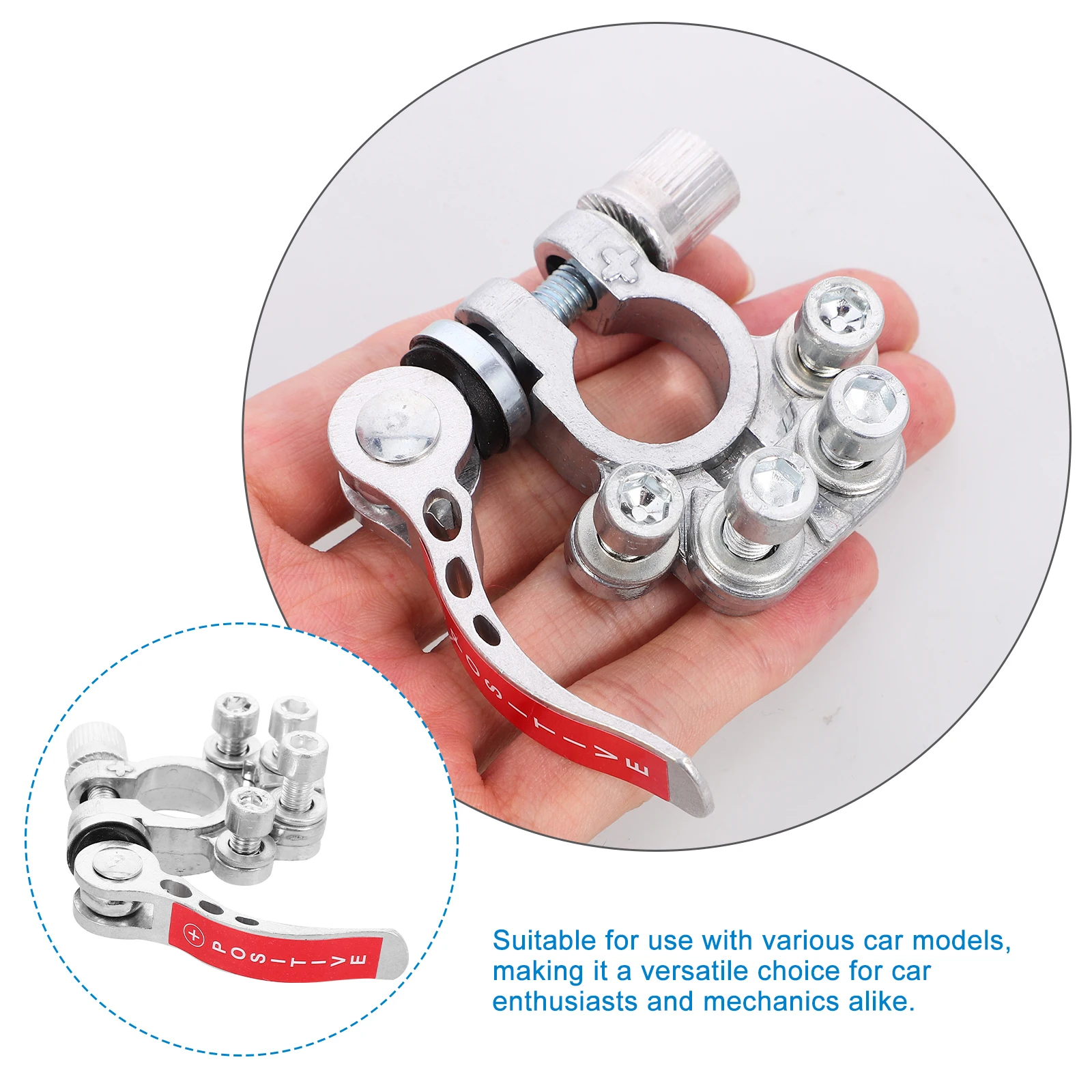 

1 Set Connectors Zinc Alloy Car Terminal Clamp Quick Disconnect Marine Connectors Terminal Kit Vehicle Truck