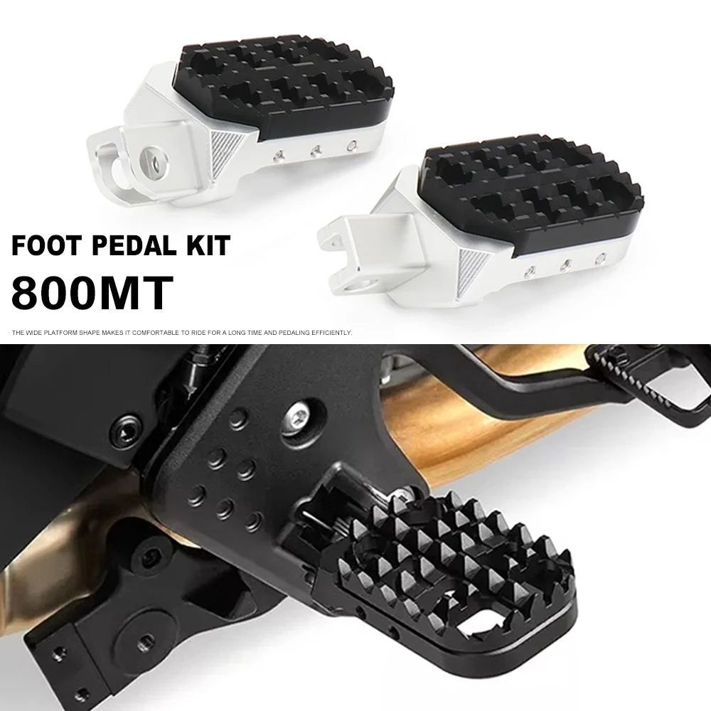 

New Motorcycle Accessories CNC Aluminum Foot Pegs Footpeg Pedals Footrest For CFMOTO CF MOTO 800MT 800 MT 800Mt 800mt