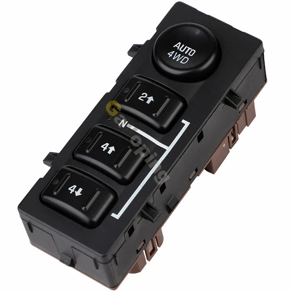 4WD 4x4 Wheel Transfer Case Selector Button Dash Switch for Chevrolet Silverado Suburban 15136039 15164520 19259313