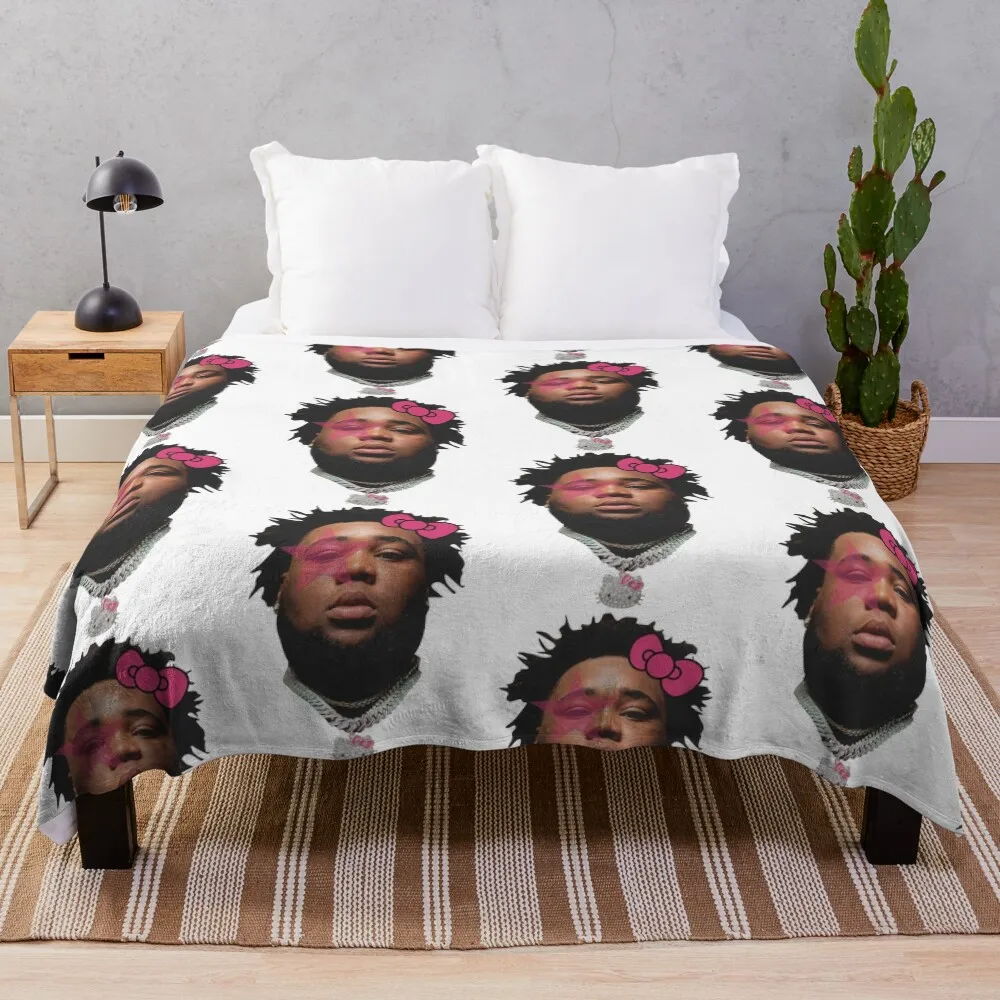 

Rod Wave Cute Throw Blanket All Season Lightweight Soft Blanket for Bed