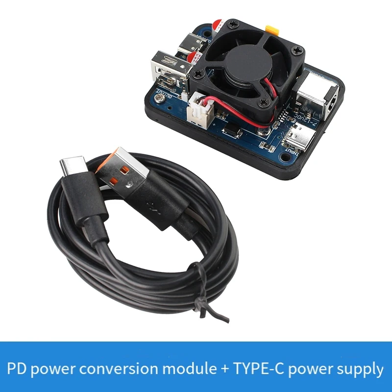 لراسبيري PI 5 5V5A PD لوحة توسيع تحويل الطاقة تيار مستمر تيار مستمر مصدر الطاقة 12 فولت إلى 5 فولت وحدة إمداد الطاقة ذات الجهد المنخفض