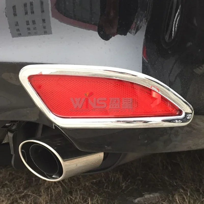 

Для Toyota Camry XV50 2015 2016 2017, крышка заднего противотуманной фары, накладка на автомобильный Стайлинг, аксессуары, хромированный ABS