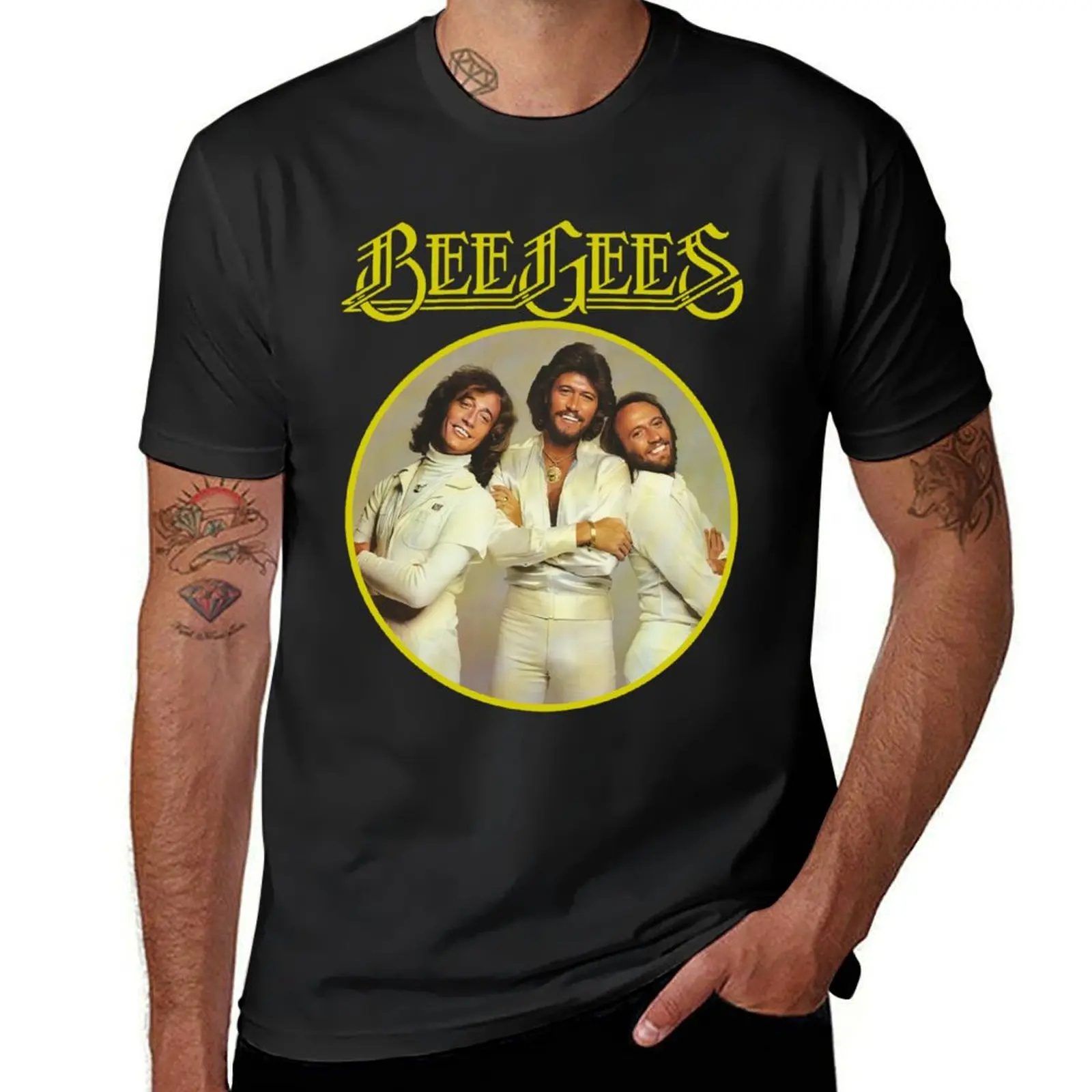 The Bee Gees T-Shirt graphics boys whites animal prinfor boys Aesthetic clothing t shirt men