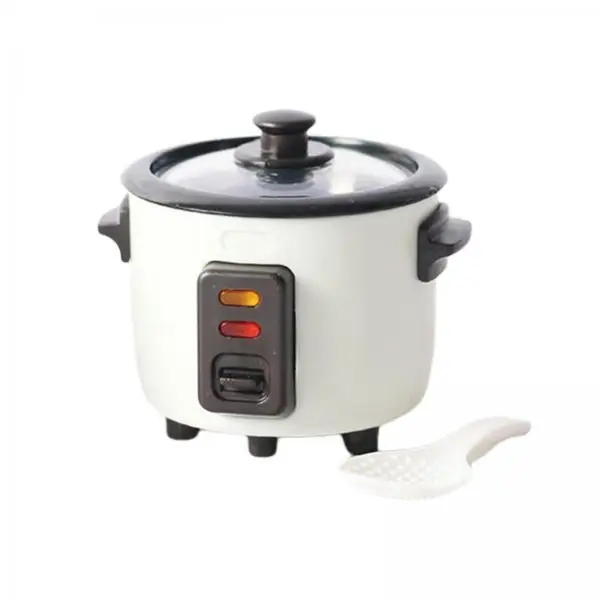 

Miniature Rice Cooker Dollhouse Kitchen Machine Model Plastic Home Ornament for Miniature Table Set