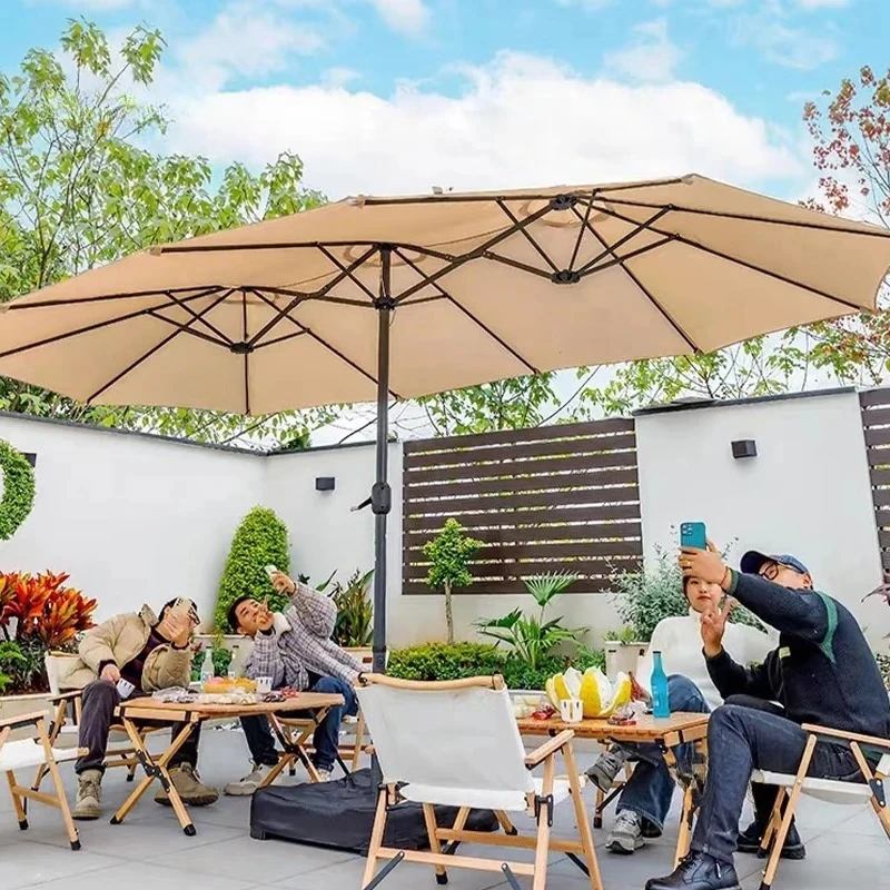 & Outdoor Parasol Nordic Garden Terrace Patio Umbrellas Creative Folding Stall Special Umbrella Garden Furniture Outdoor Umbrell