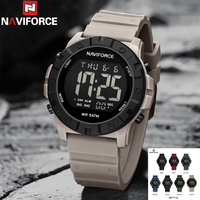 NAVIFORCE Digital Watch Men Military Sport Chronograph Wristwatch Date Week Waterproof Original Male Electronic LED Clock 7110