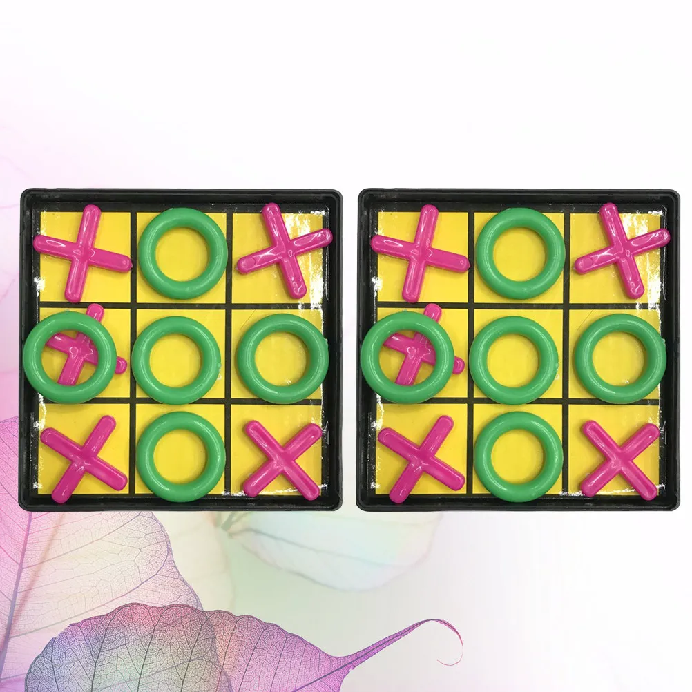 

3 комплекта забавных настольных игр O Grid Board, компактная легкая развивающая игра для детей, настольная игра для отдыха, случайный цвет