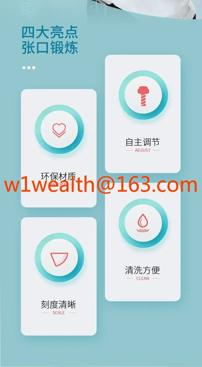 Trainer Expanding Instrument After Oral Mouth Opening Mandibular Rehabilitation Exercise