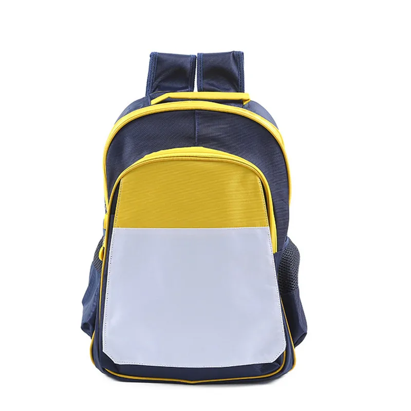 Mochila escolar en blanco con sublimación para niños, niño y niña, bolsa de libros con impresión personalizada de gran tamaño para estudiantes