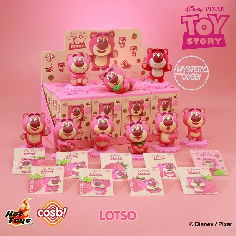 Hot Toys Disney Pixar Toy Story Lotso Cosbi Blind Box Adorable Mini Collectible Doll Decoration Limited Edition Cute Gifts Toys