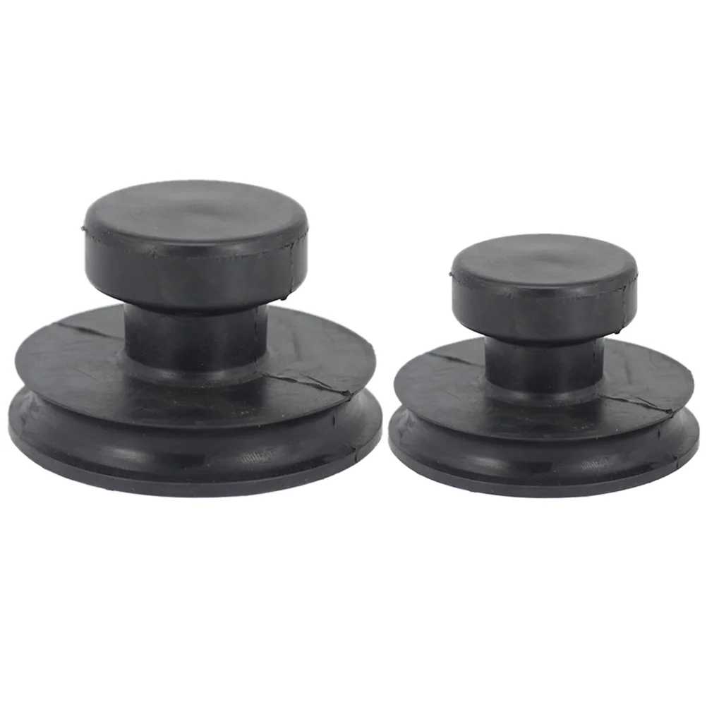 

2 Pcs Nepali Singing Bowl Suction Cups Lifter Sound Supplies Rubber Tool Handle Lifting for