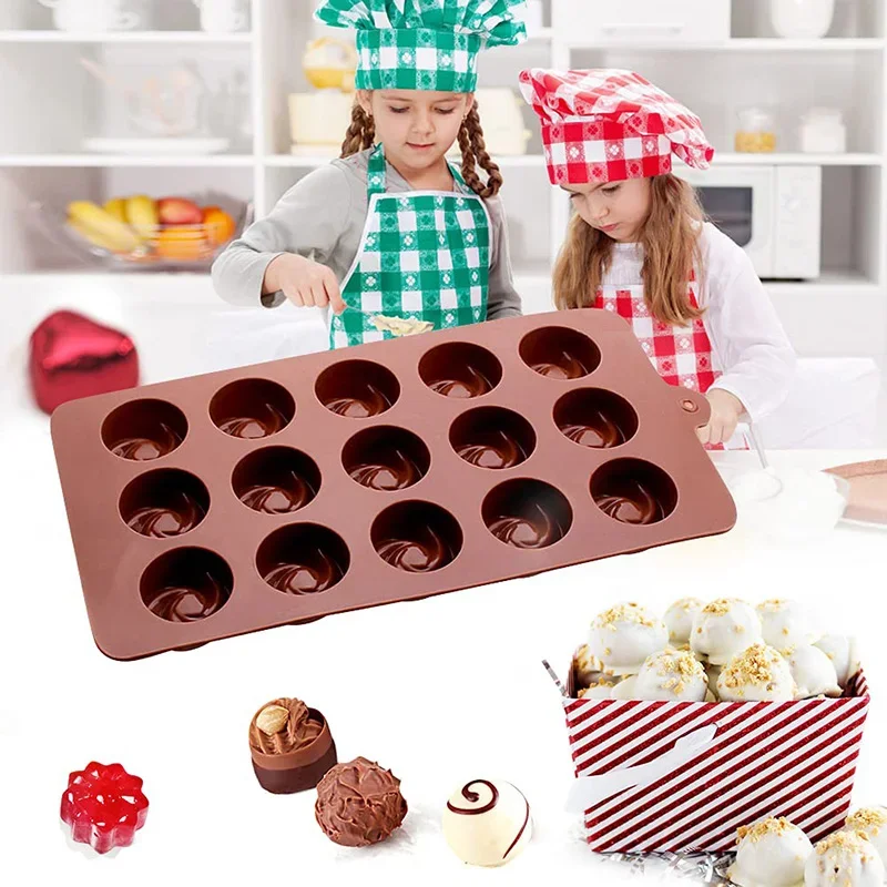 Silicone Chocolate Flower Molds for Baking