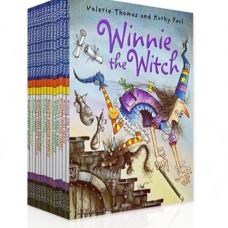 

18 Books/Set English Picture Book Winnie The Witch English Story Book Child Early Education Kids Reading Book 3-6 Years