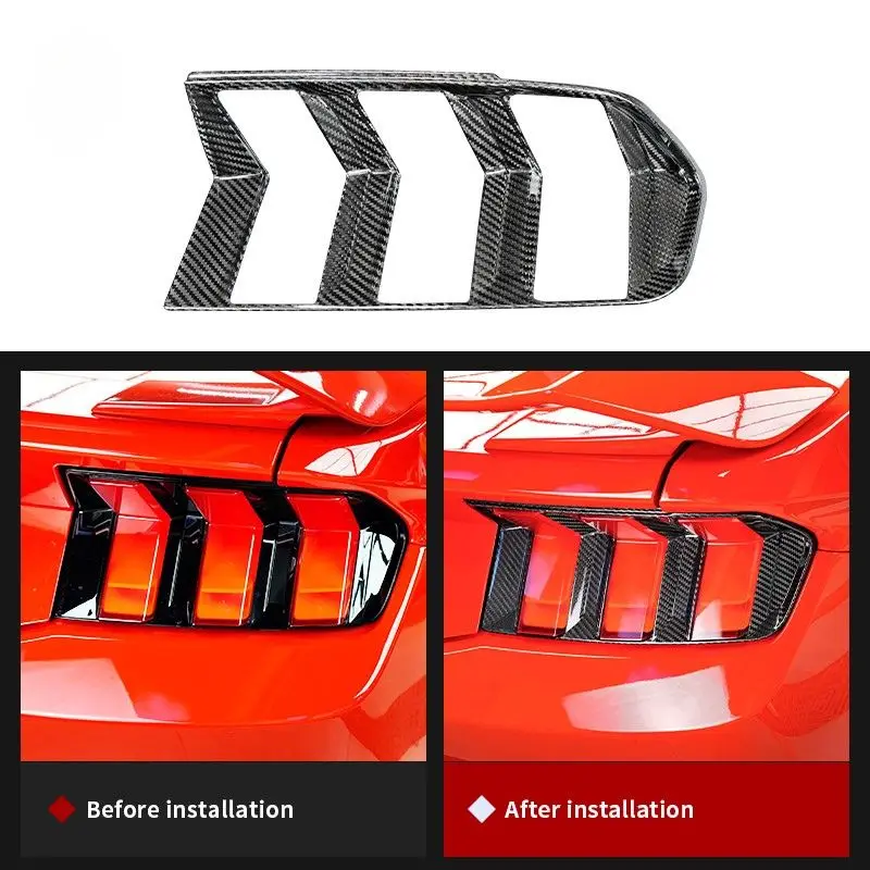 

Carbon Fiber Tail Light Frame for 2024 for Ford for Mustang GT Exterior Bodykit Accessories