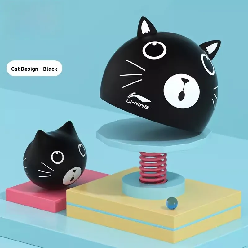 قبعة سباحة للنساء مقاومة للماء من السيليكون ومضادة للاختناق مقاس كبير للشعر الطويل للبالغين والرجال والأطفال للاستخدام الخاص #1