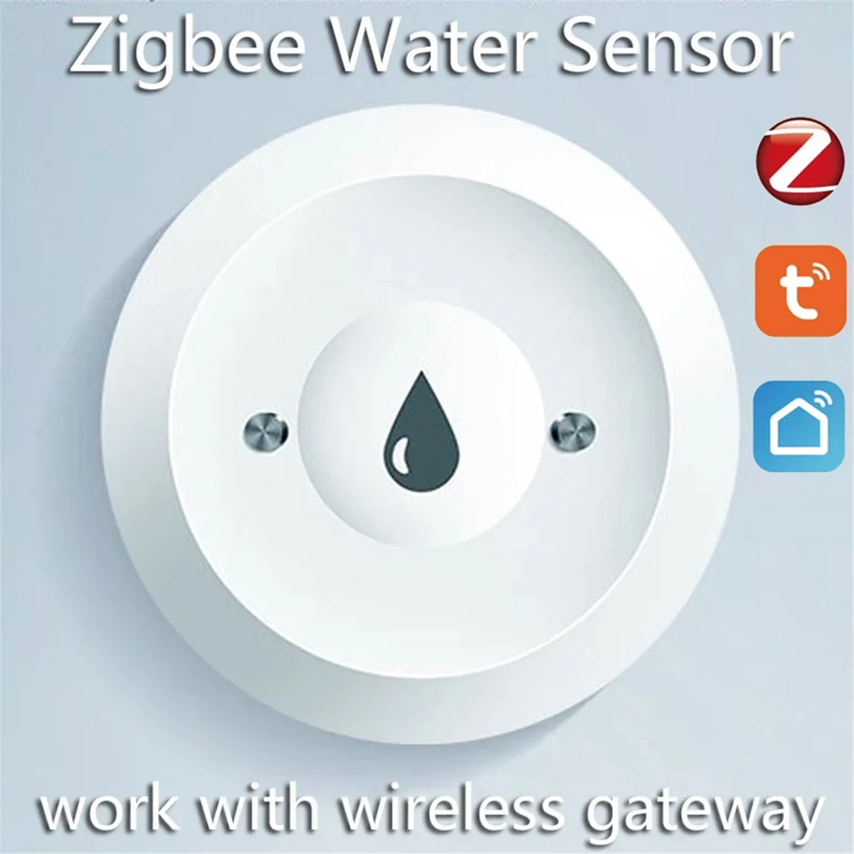 M18K-Zigbee sensor de imersão em água inteligente sensor de vazamento de vida ligação de água alarme app monitoramento remoto detector de vazamento de água